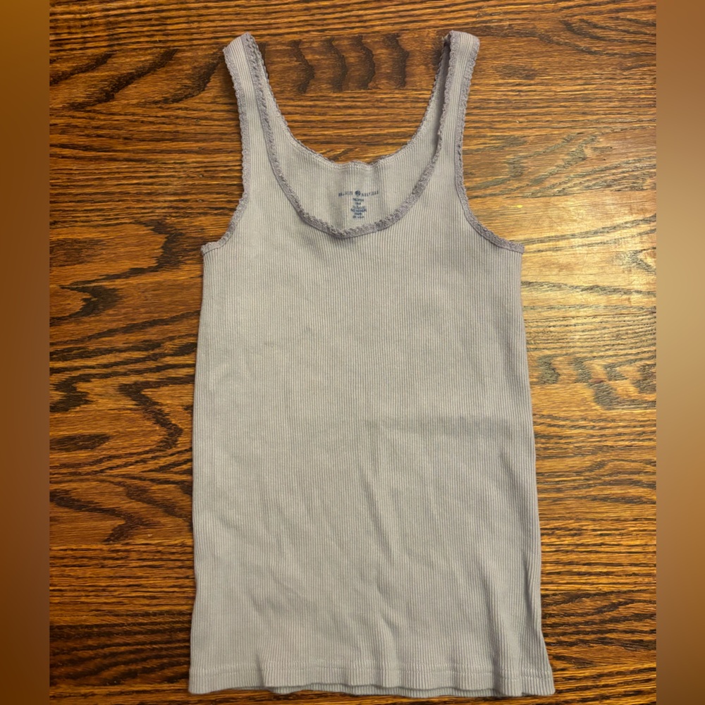 Brandy Melville Tank Top, Light Blue, One Size